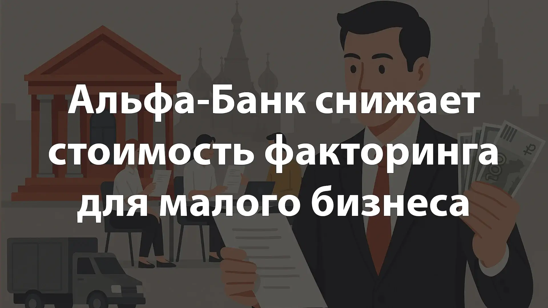 Альфа-Банк снижает стоимость факторинга для малого бизнеса: финансирование до 200 млн рублей по ставке ключевая + 2,5%