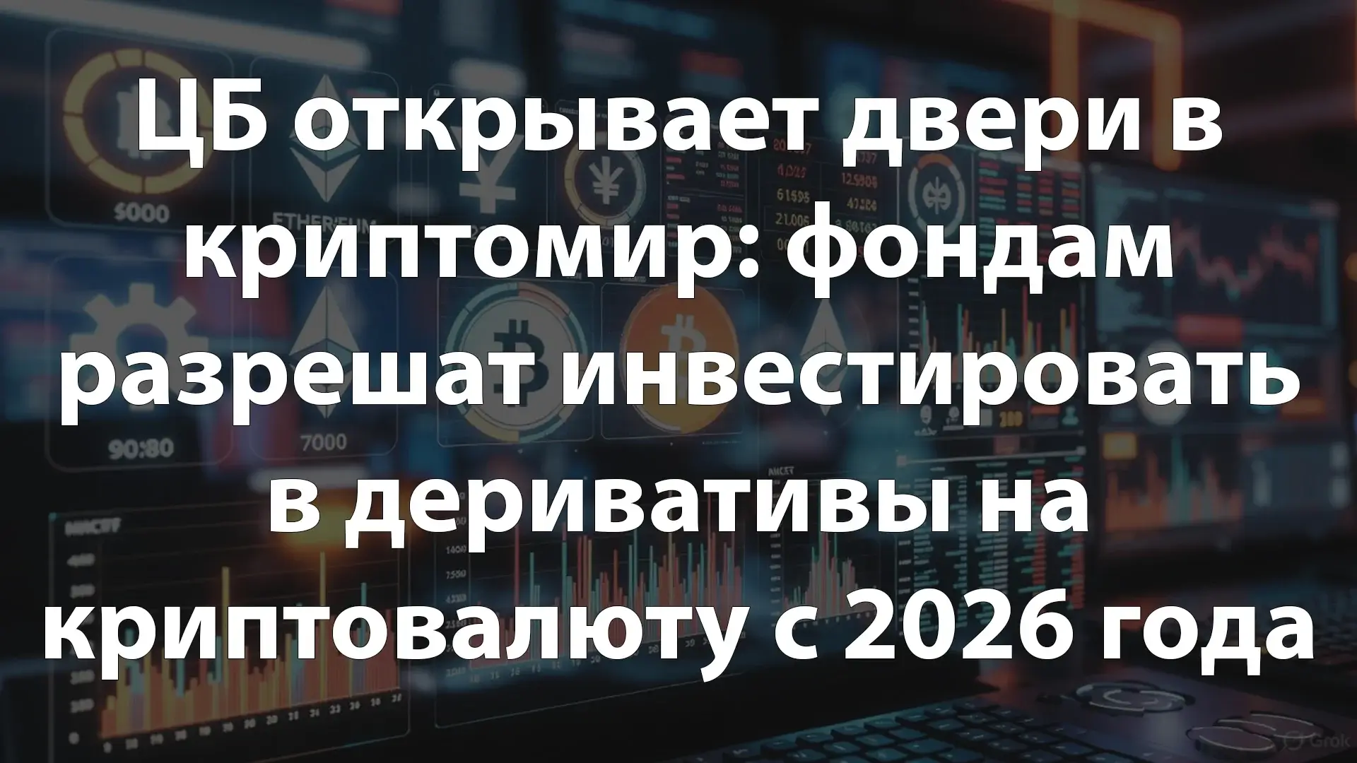 ЦБ открывает двери в криптомир: фондам разрешат инвестировать в деривативы на криптовалюту с 2026 года