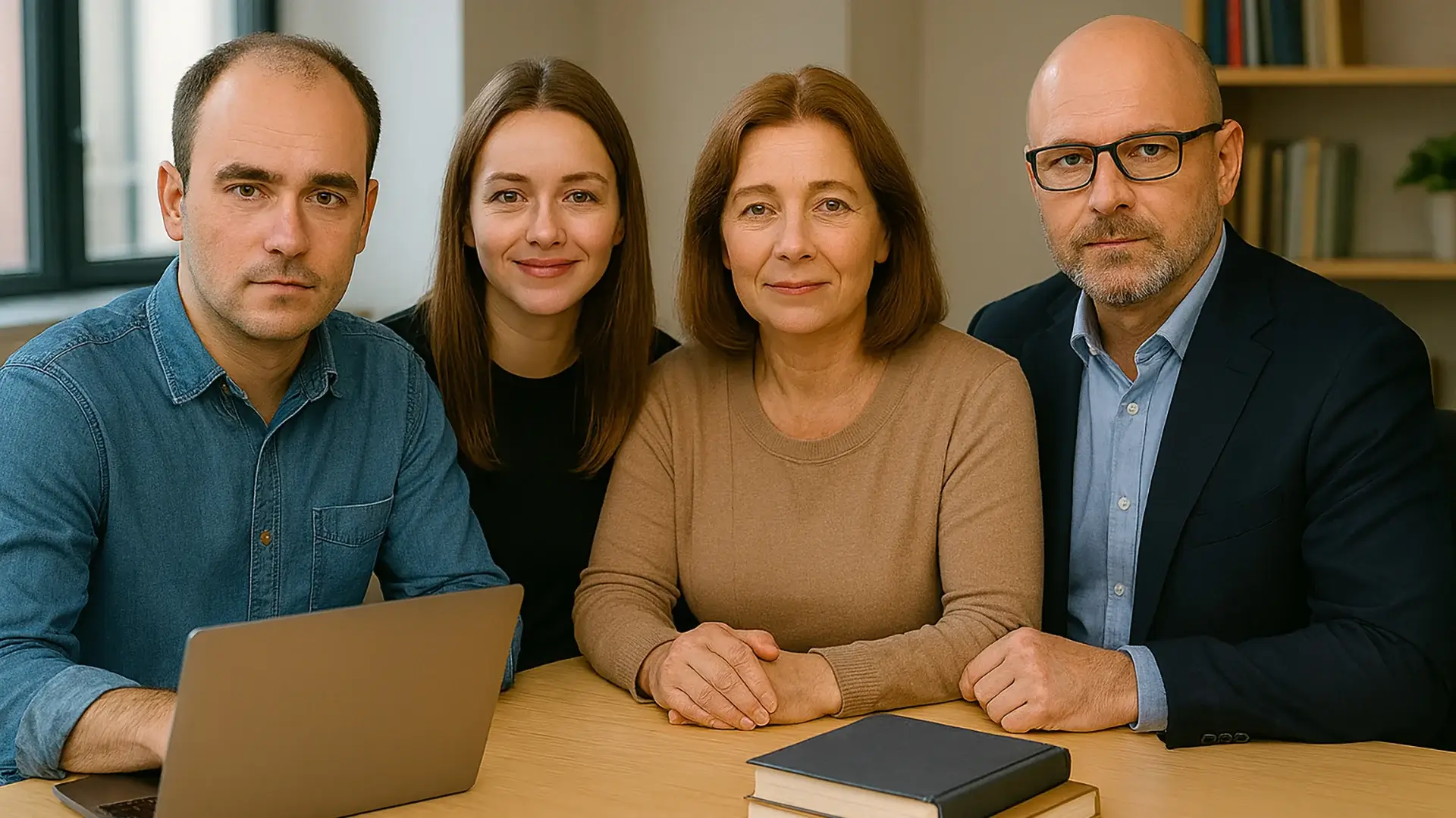 Редакционная команда сервиса Banktron.ru в офисе