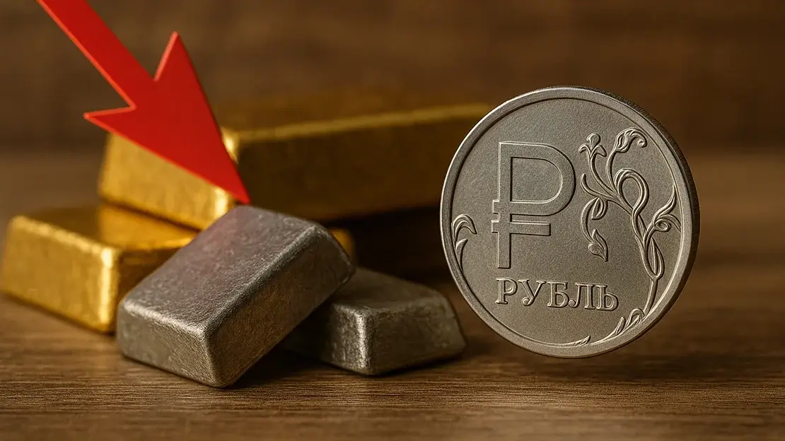 ЦБ обновил цены драгоценных металлов на 6–8 декабря 2025 года: снижение стоимости на фоне укрепления рубля