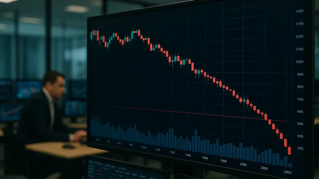 Рынок в минусе: индекс МосБиржи −0,58%, НОВАТЭК — лидер снижения (−2,44%)