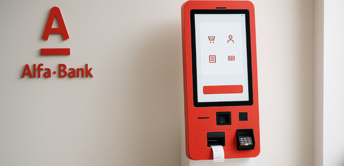 Альфа-Банк запускает кассы самообслуживания по подписке для малого и среднего бизнеса