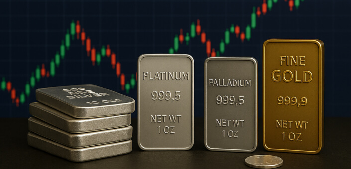 ЦБ РФ опубликовал цены на драгоценные металлы на 17.12.2025: Палладий подорожал на 1,41%