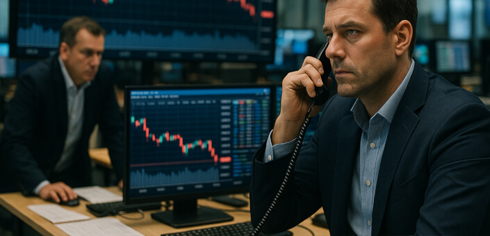 НЛМК — лидер снижения: −1,39% на фоне падения индекса МосБиржи на 0,73%