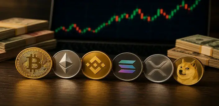 Рынок криптовалют на 6 июля 2026 года: BTC +0,17%, ETH -0,89%, заметнее всего просел BNB
