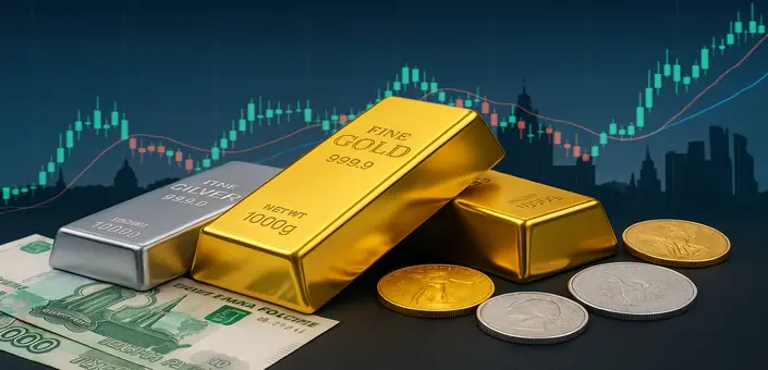 Рынок металлов на 11 июня 2026 года показывает рост, палладий подорожал на 3,04%