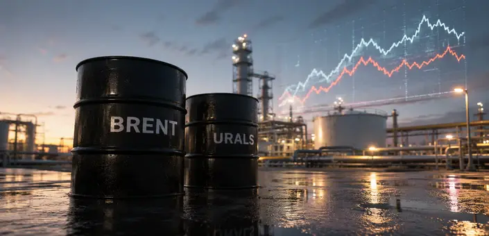Цены Brent и Urals на 13.05.2026: рост по обеим маркам, у Urals — +2,29 $ к предыдущему значению